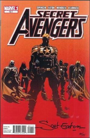 Secret Avengers (2010) issue 12.1-B DF (Signed by Scot Eaton) 1/85