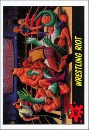 Dinosaurs Attack! (Base Set) card 40 Wrestling Riot