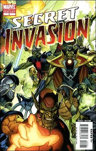 Secret Invasion (2008) issue 2-G Leinil Francis Yu Cover (2nd Printing)