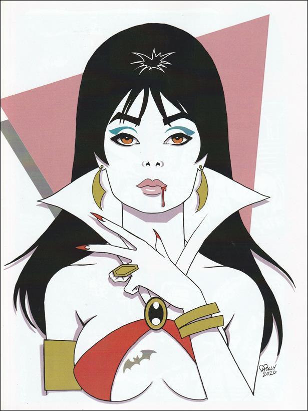 Vampirella Annual (1972) issue 1-D Holly Golightly IndieGogo Nagel Homage Cover
