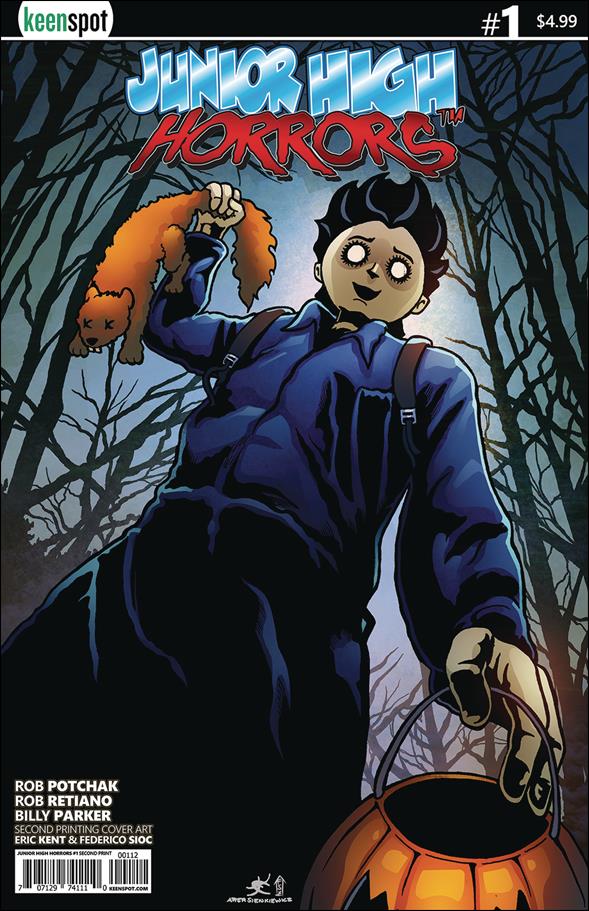 Junior High Horrors issue 1-D Second Printing Cover