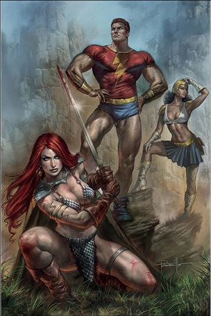 Red Sonja: The Superpowers issue 1-W Lucio Parrillo Virgin Cover