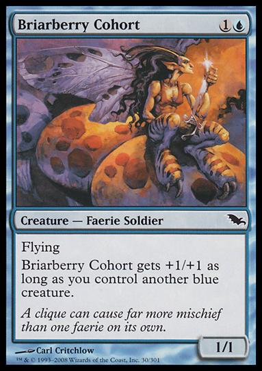 Magic the Gathering: Shadowmoor (Base Set) card 30 Briarberry Cohort
