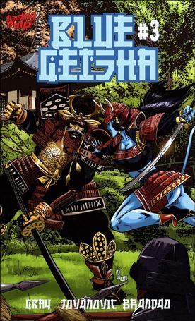 Blue Geisha issue 3-E Alessio Nocerino Cover