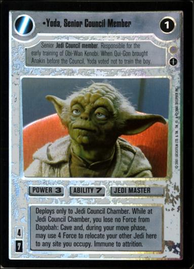 Star Wars: Reflections III (Base Set) card 115 Yoda, Senior Council Member