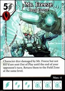 DC Comics Dice Masters World's Finest card 57 Mr. Freeze: Deep Freeze