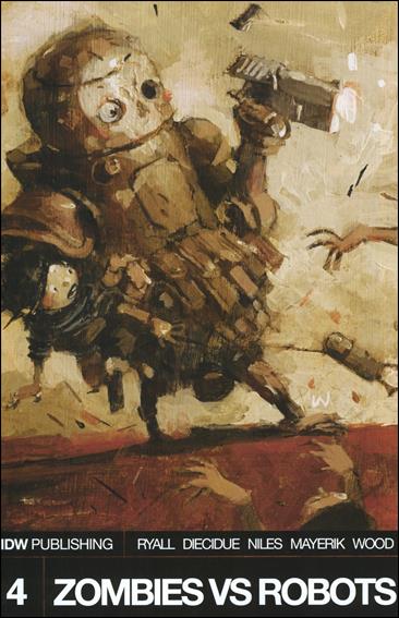 Zombies vs Robots (2015) issue 4 Ashley Wood Cover