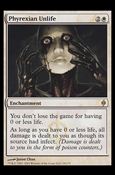 Magic the Gathering: New Phyrexia card 18 Phyrexian Unlife