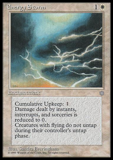 Magic the Gathering: Ice Age (Base Set) card 24 Energy Storm
