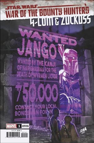 Star Wars: War of the Bounty Hunters - 4-LOM & Zuckuss issue 1-C David Nakayama Wanted Poster Cover