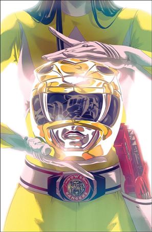 Mighty Morphin Power Rangers issue 44-B Goni Montes Foil Cover