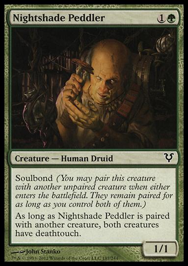 Magic the Gathering: Avacyn Restored (Base Set) card 187 Nightshade Peddler