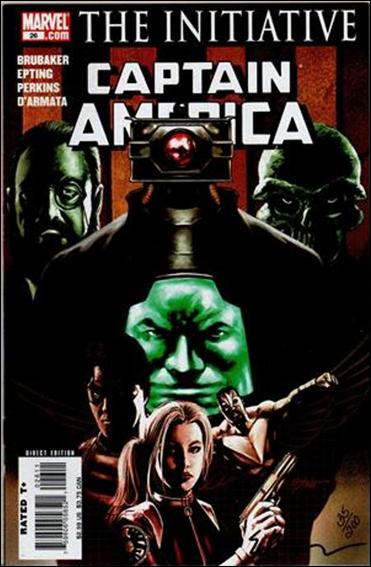 Captain America (2005) issue 26-B DF (Signed by Ed Brubaker)  1/200