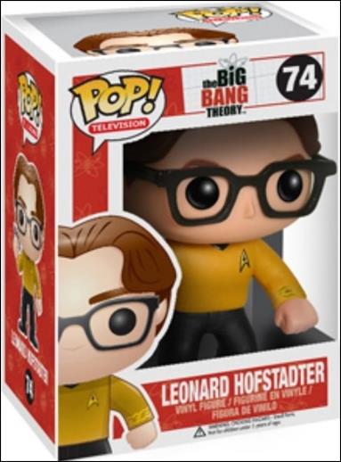 POP! Television figure 74 Leonard Hofstadter (Star Trek)