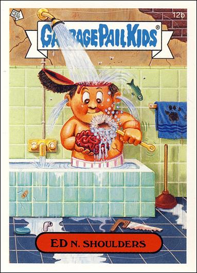 Garbage Pail Kids All-New Series 4 (Base Set) card 12b Ed N. Shoulders