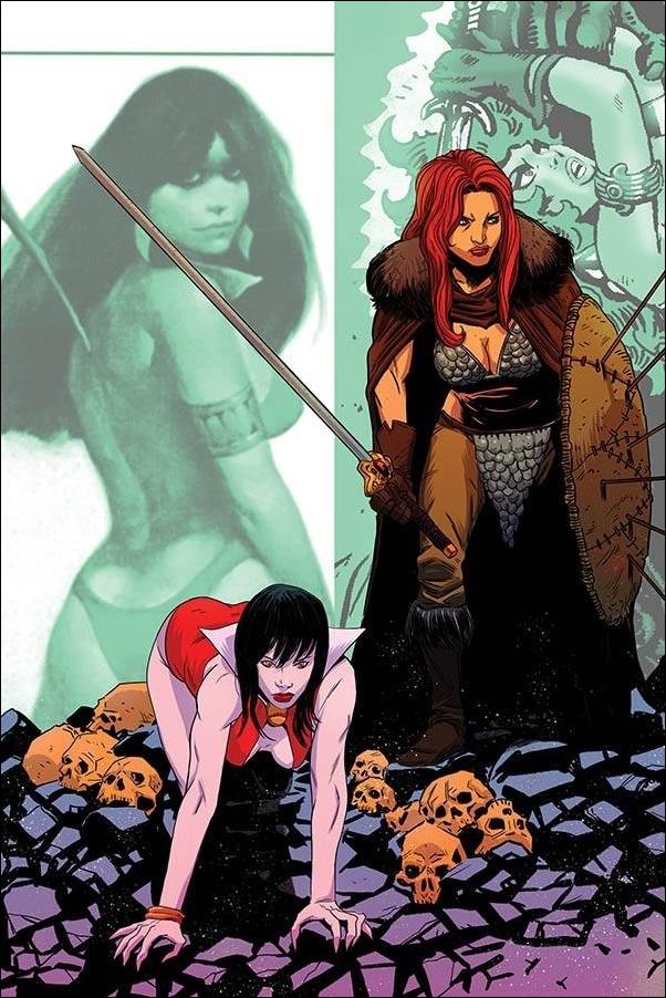 Vampirella / Red Sonja issue 10-P Drew Moss 1:30 Virgin Cover