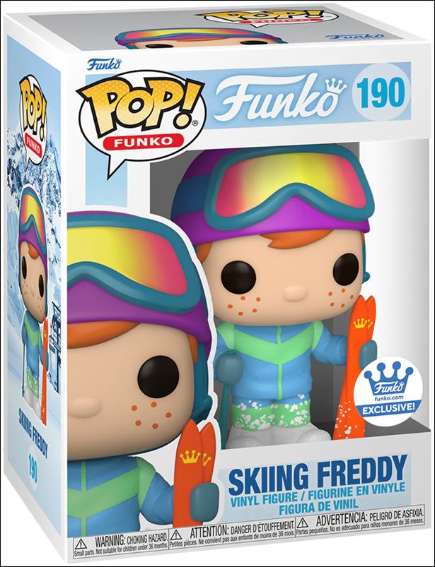 Pop! Funko - Freddy Funko figure 190 Skiing Freddy Funko Shop Exclusive