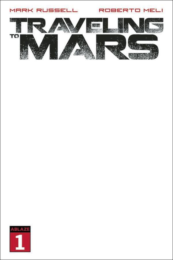 Traveling to Mars issue 1-E Blank/Sketch Cover