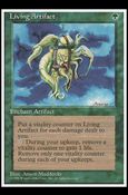 Magic the Gathering: 4th Edition (Base Set) card 259 Living Artifact