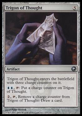 Magic the Gathering: Scars of Mirrodin (Base Set) card 217 Trigon of Thought