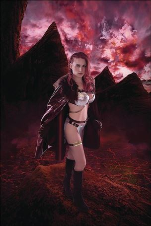 Red Sonja: Age of Chaos issue 3-Q 1:30 Virgin Cosplay Photo Cover