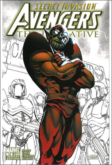 Avengers: The Initiative issue 14-B B&W "Marvel Spotlight" Cover