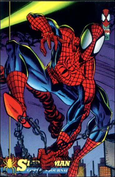 Amazing Spider-Man (Base Set) card 47 Spider-Man (Goblin's Journal)