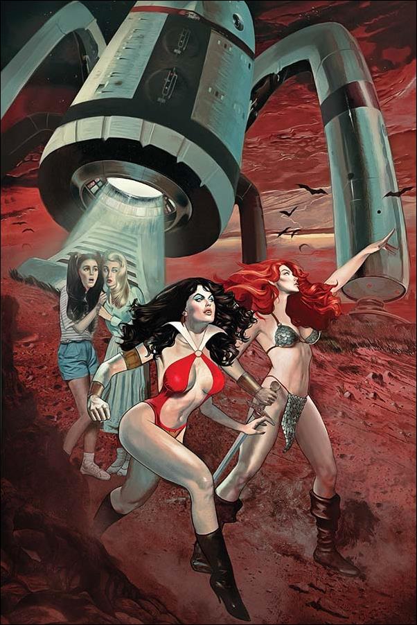 Red Sonja and Vampirella Meet Betty and Veronica issue 8-J Fay Dalton Virgin Cover