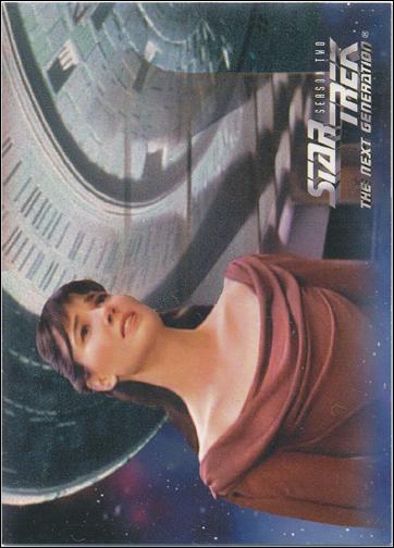 Star Trek: The Next Generation - The Episode Collection Season Two (Base Set) card 114 Mission Chronology - Card F