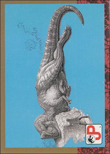 Jurassic Park (Base Set) card 84 Sleeping Tyrannosaurus
