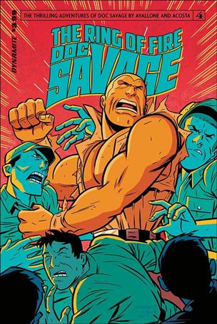 Doc Savage: The Ring of Fire issue 4-B Anthony Marques Cover