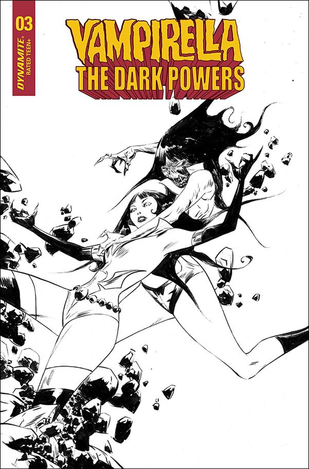 Vampirella: The Dark Powers issue 3-S Jae Lee 1:40 Black & White Cover