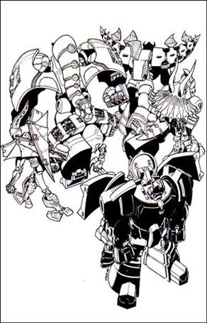 Transformers: Maximum Dinobots issue 2-C Nick Roche 1:10 Virgin Black and White Cover