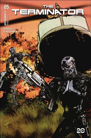 Terminator (2024) issue 5-H Cat Staggs Foil Cardstock Cover