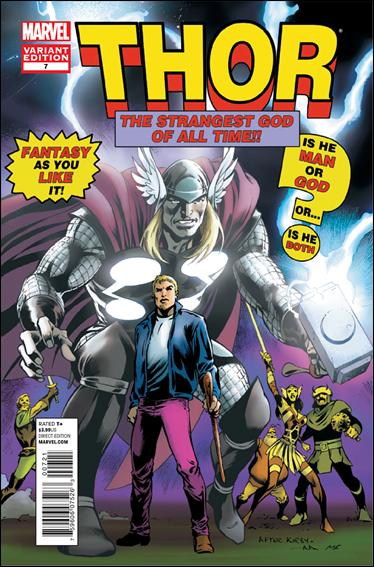 Mighty Thor (2011) issue 7-B Alan Davis 1:50 "Marvel 50th Anniversary" Cover