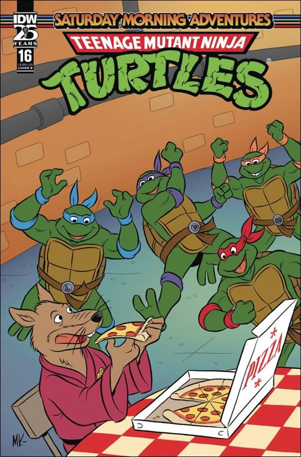 Teenage Mutant Ninja Turtles: Saturday Morning Adventures Continued issue 16-B Mike Kazaleh Cover
