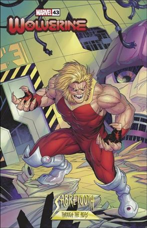 Wolverine (2020) issue 43-B Meghan Hetrick Sabretooth Through The Ages Cover