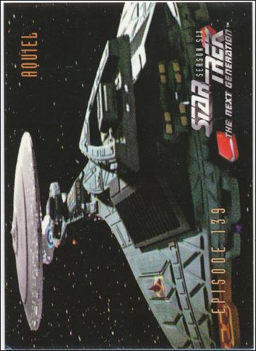 Star Trek: The Next Generation - The Episode Collection Season Six (Base Set) card 575 Aquiel, Episode 139B