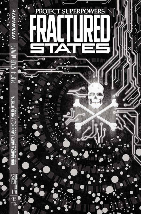 Project Superpowers: Fractured States issue 4-J Rus Wooton 1:10 Black & White Cover
