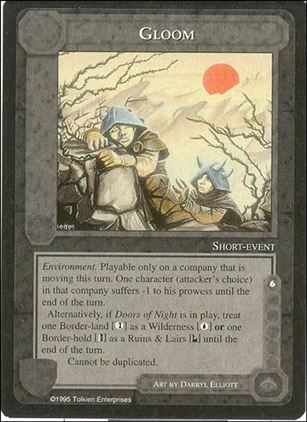 Middle-Earth: The Wizards (Base Set) card 188 Gloom
