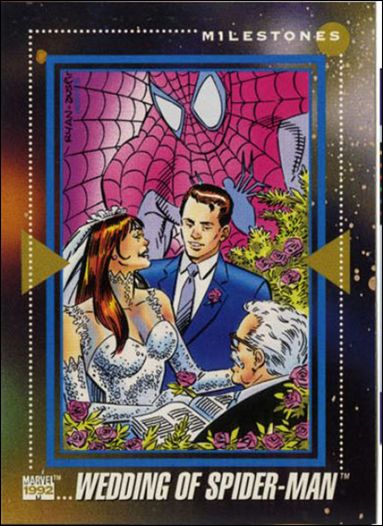 Marvel Universe: Series 3 (Base Set) card 199 Wedding of Spider-Man
