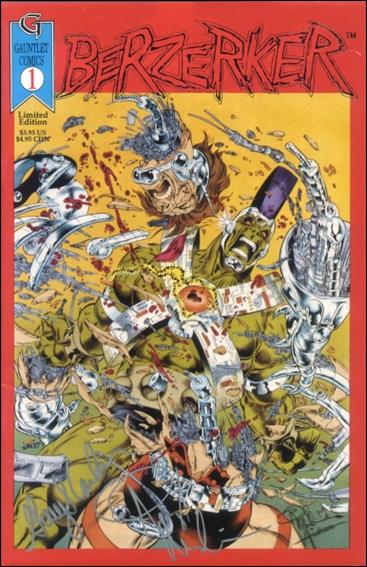 Berzerker issue 1-B Angel Medina Silver Foil Limited Edition Cover