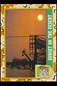 Desert Storm: Series 1 (Base Set) card 42 Sunset on the Desert