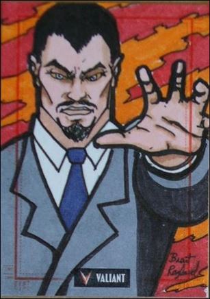 2013 Valiant Comics Preview Trading Card Set (Sketch Card Subset) card BR-01