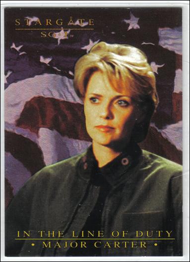 Stargate SG-1: Season 6 (In the Line of Duty - Carter Subset) card MC9 The Devil You Know