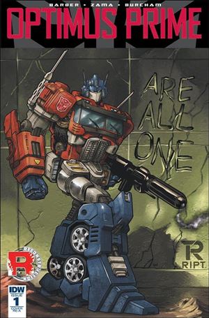 Optimus Prime issue 1-H Tim Lim RIPT Apparel Cover