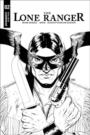 Lone Ranger (2018) issue 2-B 1:10 Black & White Cover