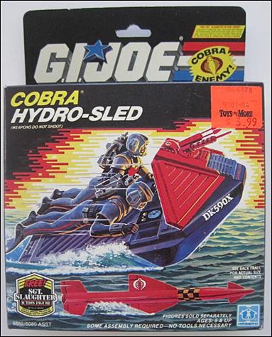 G.I. Joe: A Real American Hero 3 3/4" Basic Vehicles and Playsets figure 84 Cobra Hydro-Sled