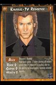 Rage Limited (Base Set) card 146 Kinfolk - TV Reporter 