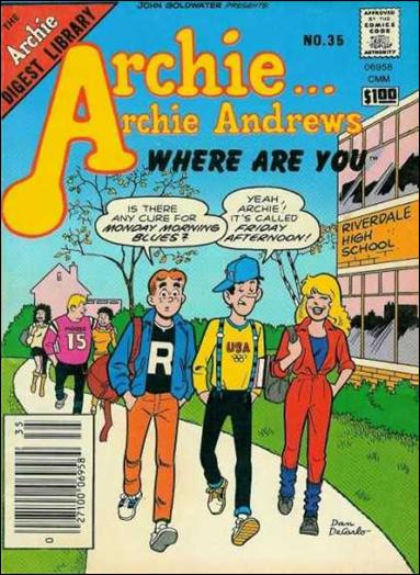 Archie…Archie Andrews, Where Are You Comics Digest Magazine issue 35